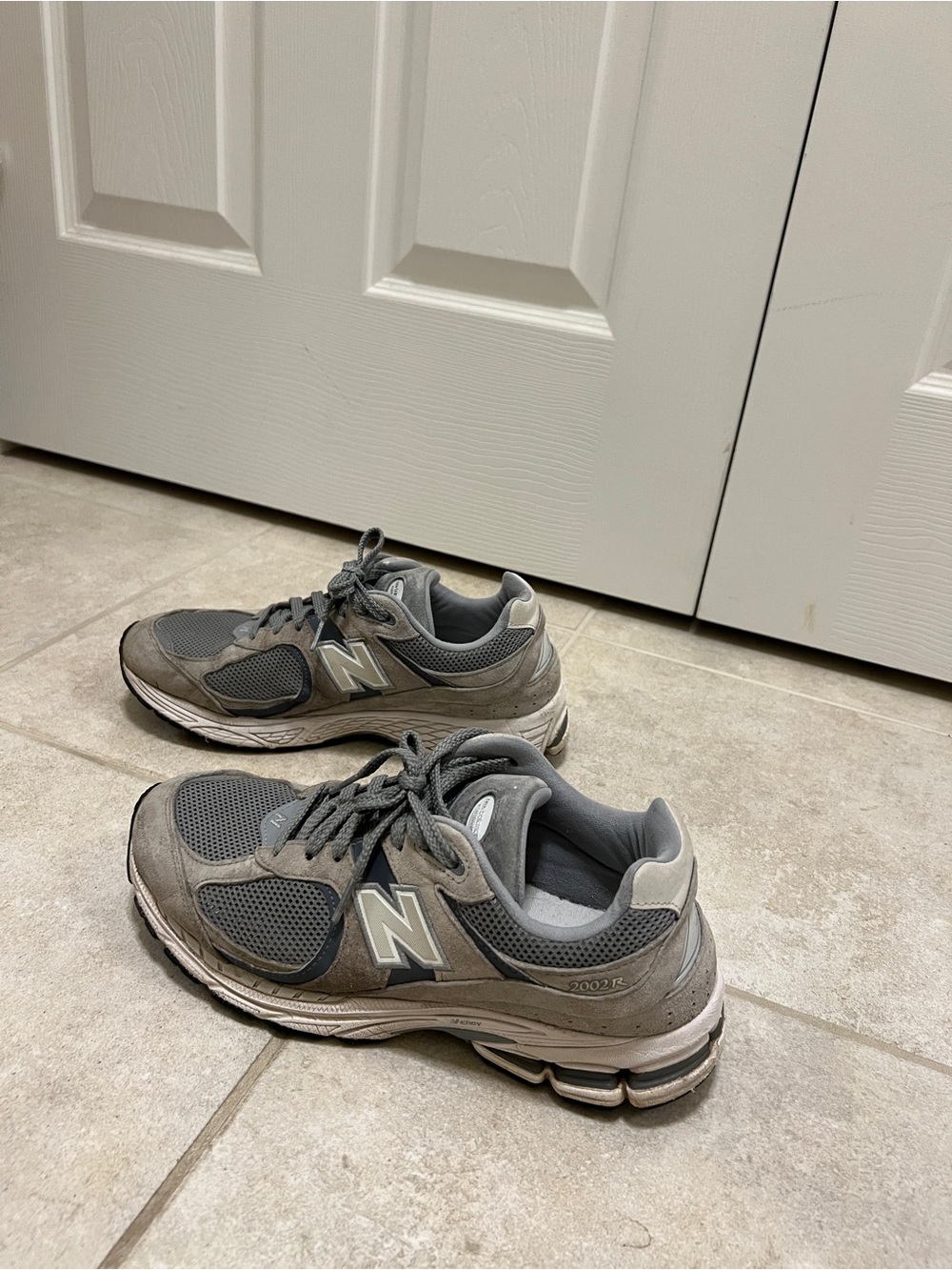 New Balance Grey and Black Men's 2002R Sneakers